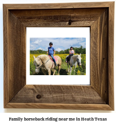 family horseback riding near me in Heath, Texas